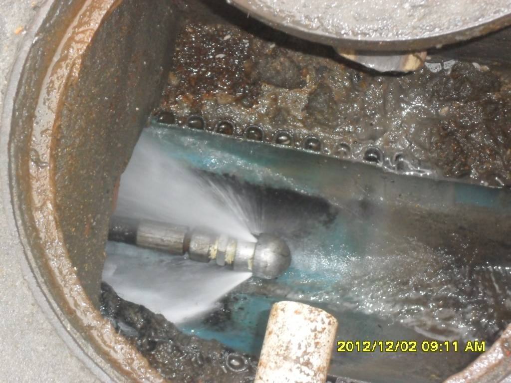 翁田镇污水管道高压清洗