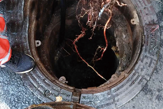 翁田镇管道预处理